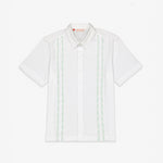 Camisa guayabera oversize bordado color verde