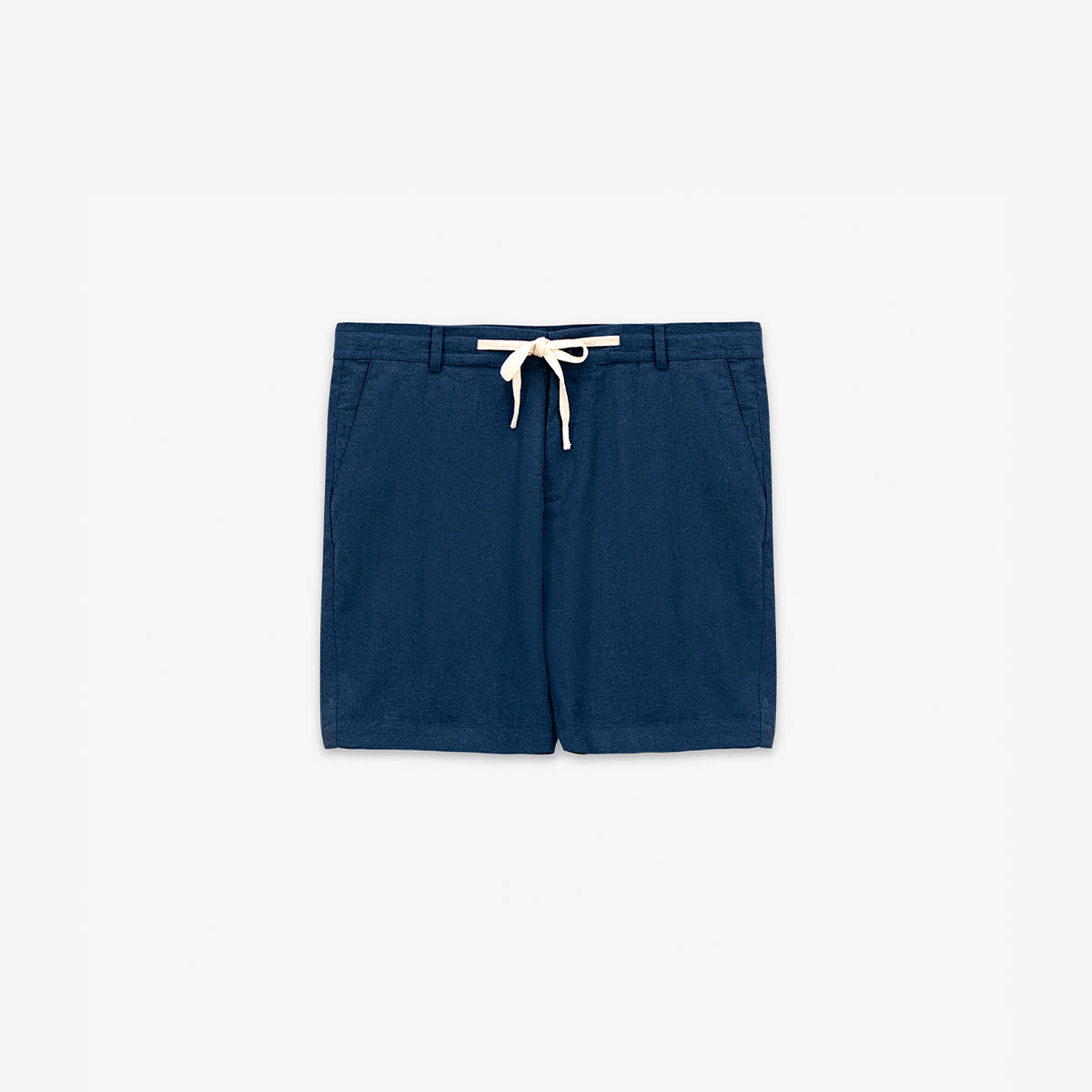 Bermudas hombre playa con lazos beige