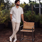 Camisa Guayabera Manga Corta Nao