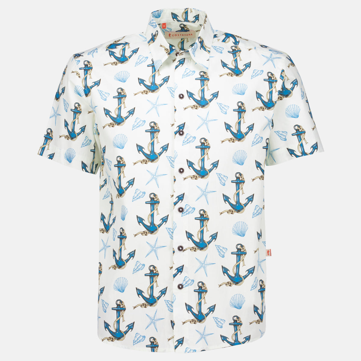 Camisa hawaiana manga corta Ancor