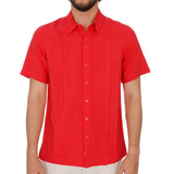 Camisa guayabera manga corta Adiel