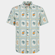 Camisa hawaiana manga corta Mosaic Coast