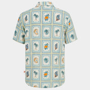Camisa hawaiana manga corta Mosaic Coast