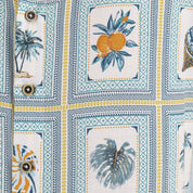 Camisa hawaiana manga corta Mosaic Coast