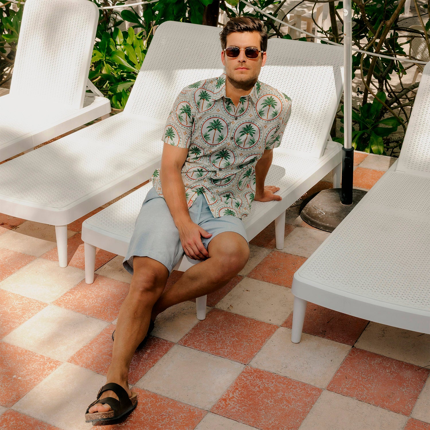 Camisa hawaiana manga corta Sabal