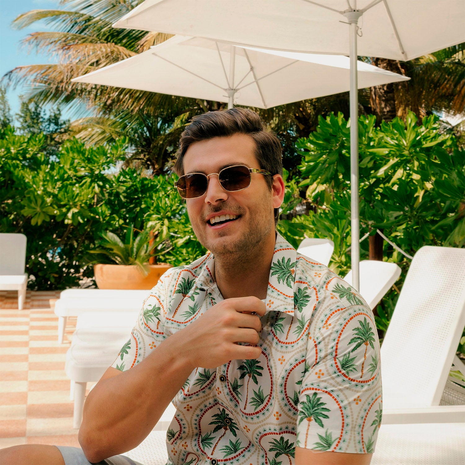Camisa hawaiana manga corta Sabal