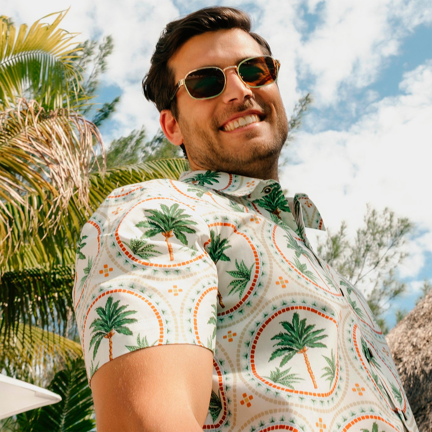 Camisa hawaiana manga corta Sabal