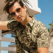Camisa hawaiana manga corta Selva