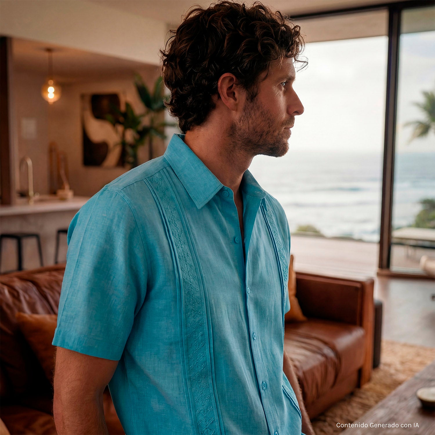 Camisa guayabera manga corta Batista
