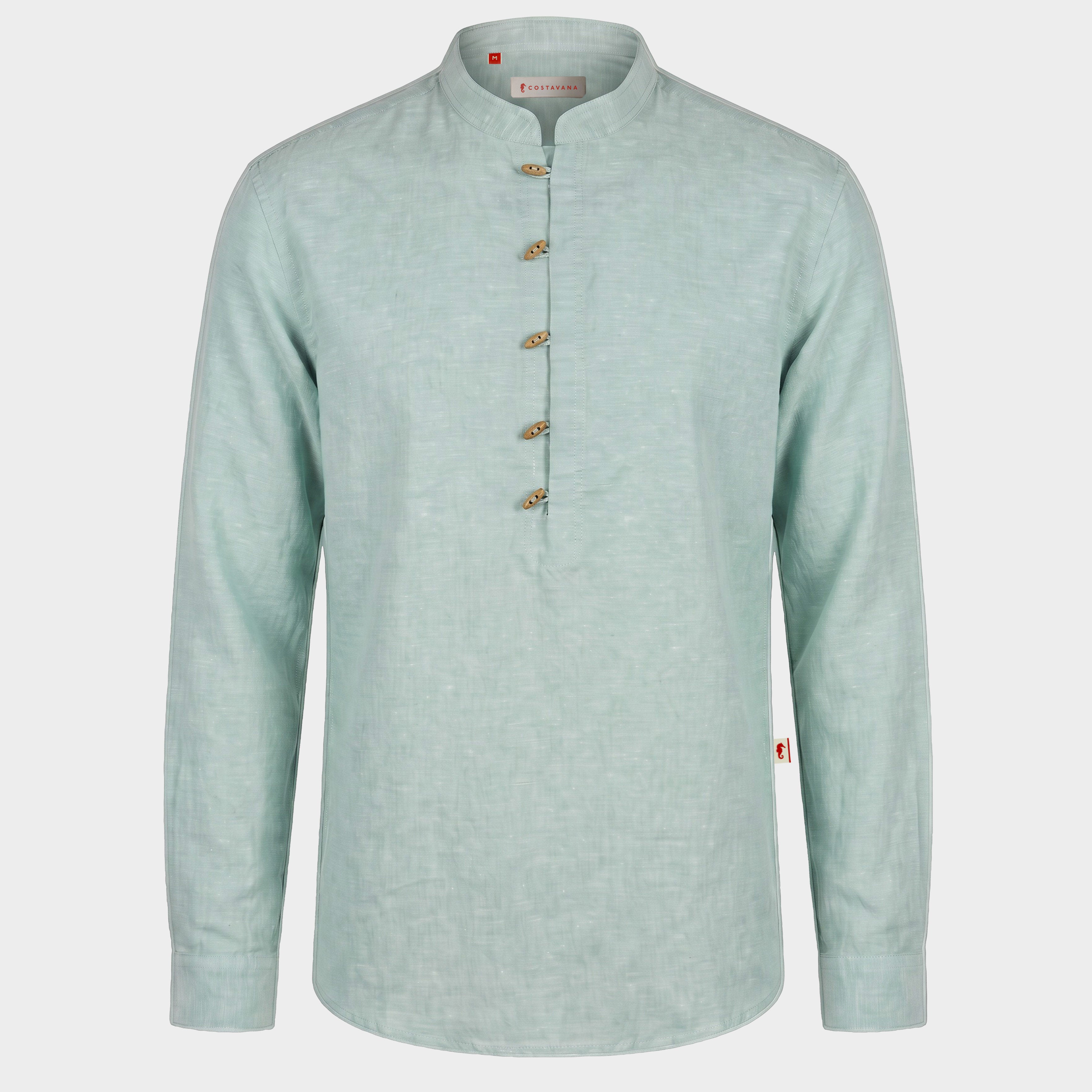 Camisa Manga Larga con Lino Manfred