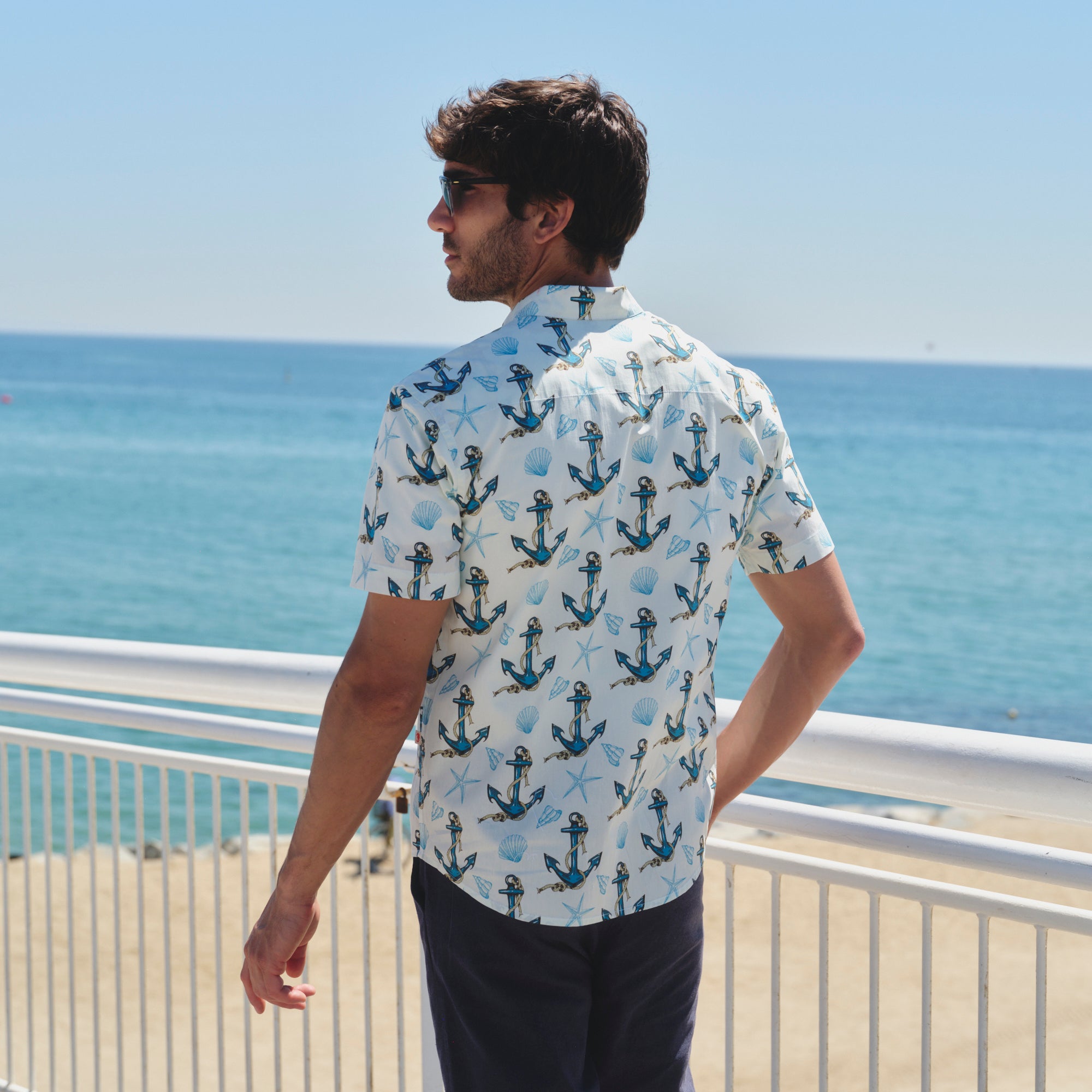 Camisa hawaiana manga corta Ancor