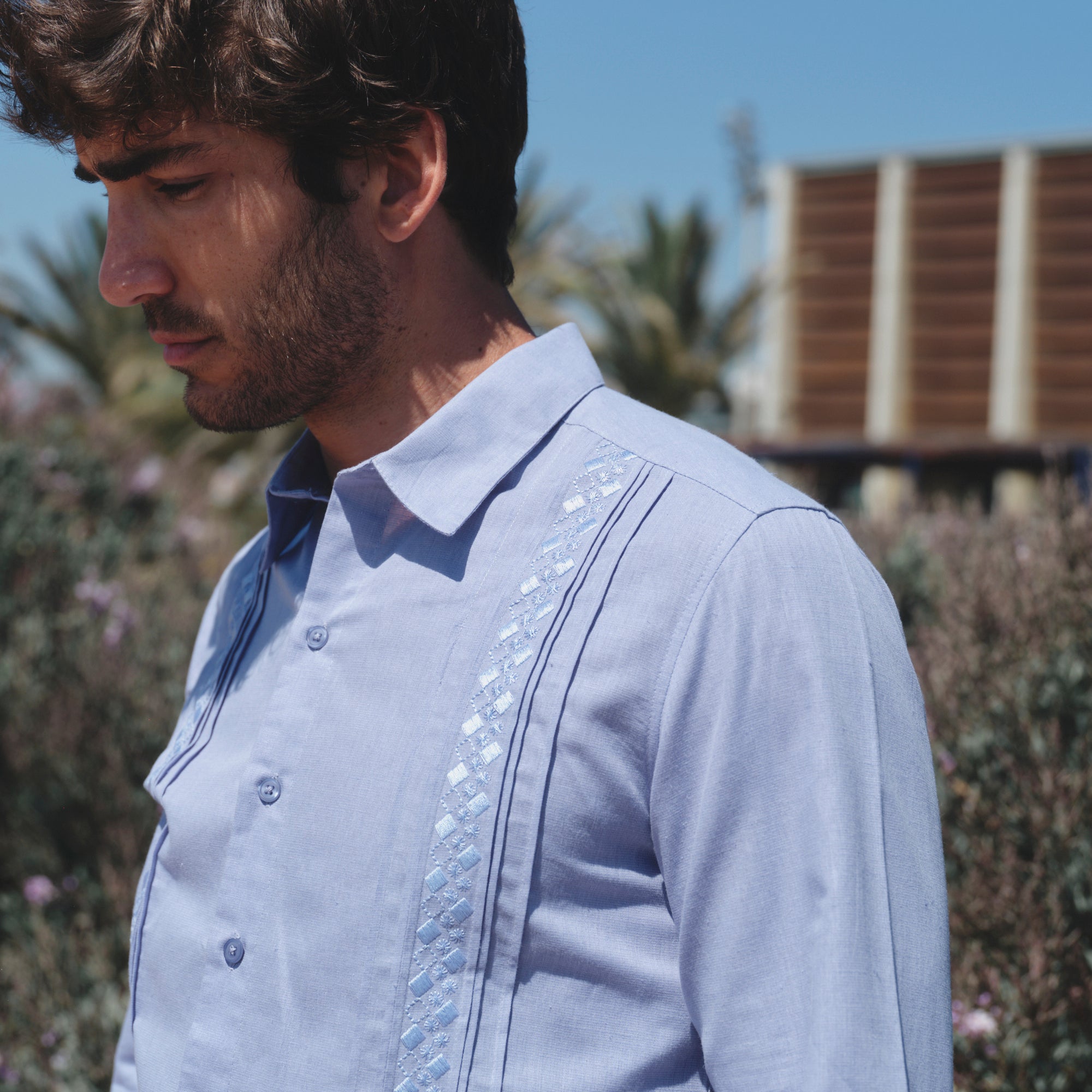 Camisa guayabera manga larga Julius