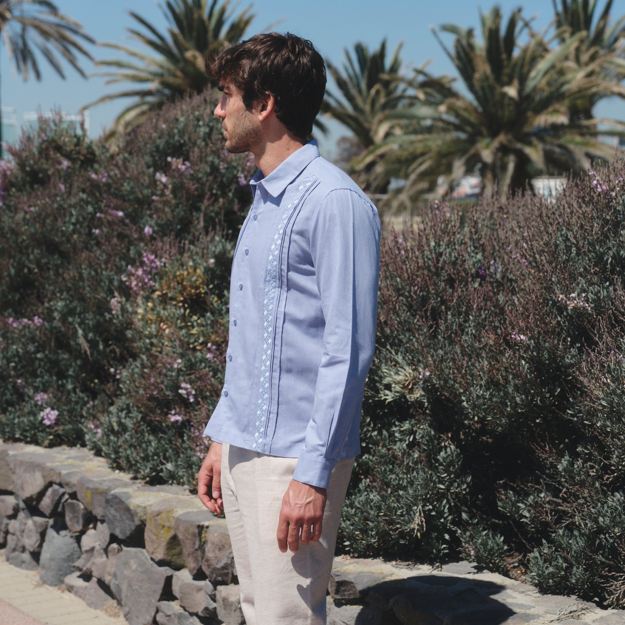 Camisa guayabera manga larga Julius