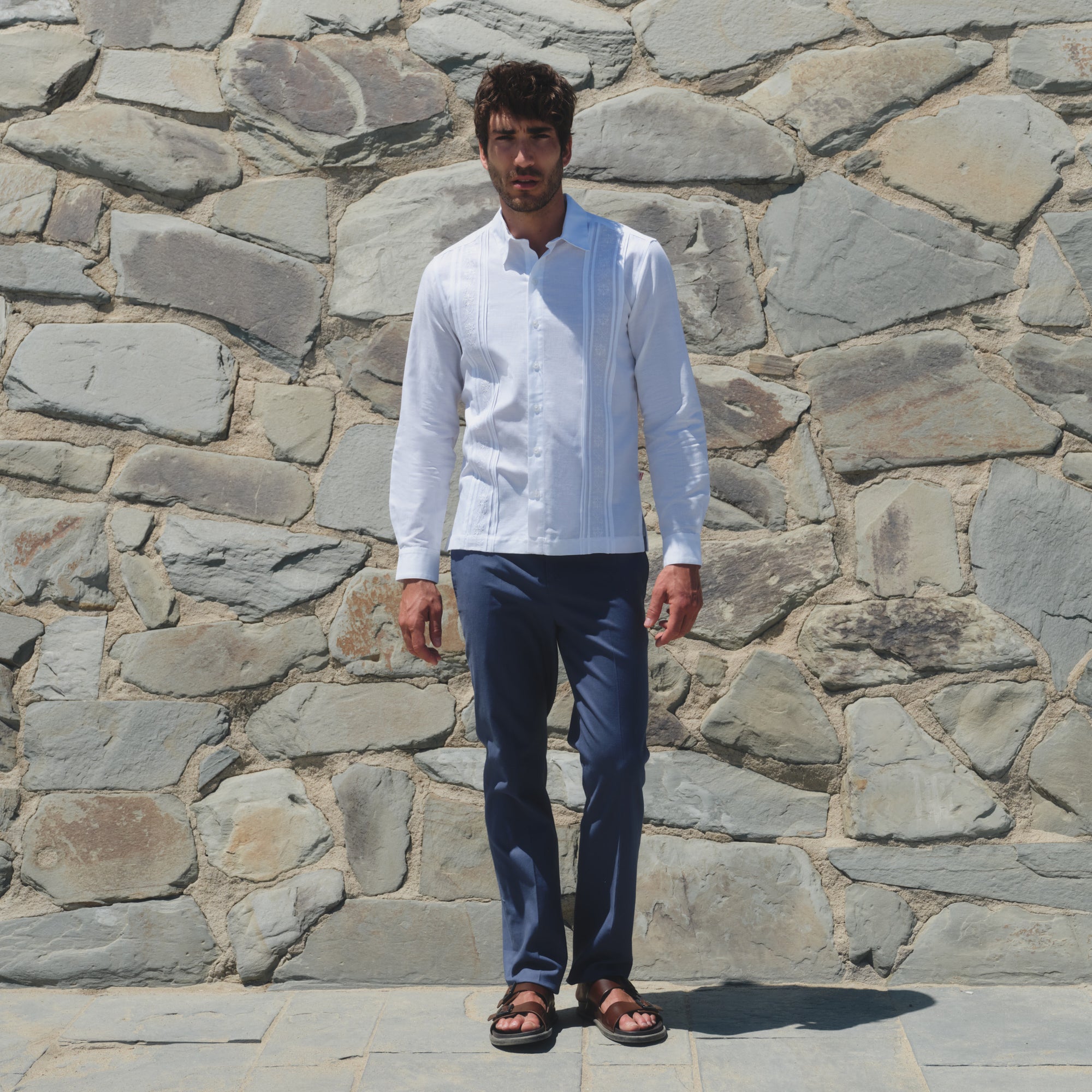 Camisa guayabera manga larga Murillo