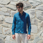 Camisa guayabera manga larga Neff