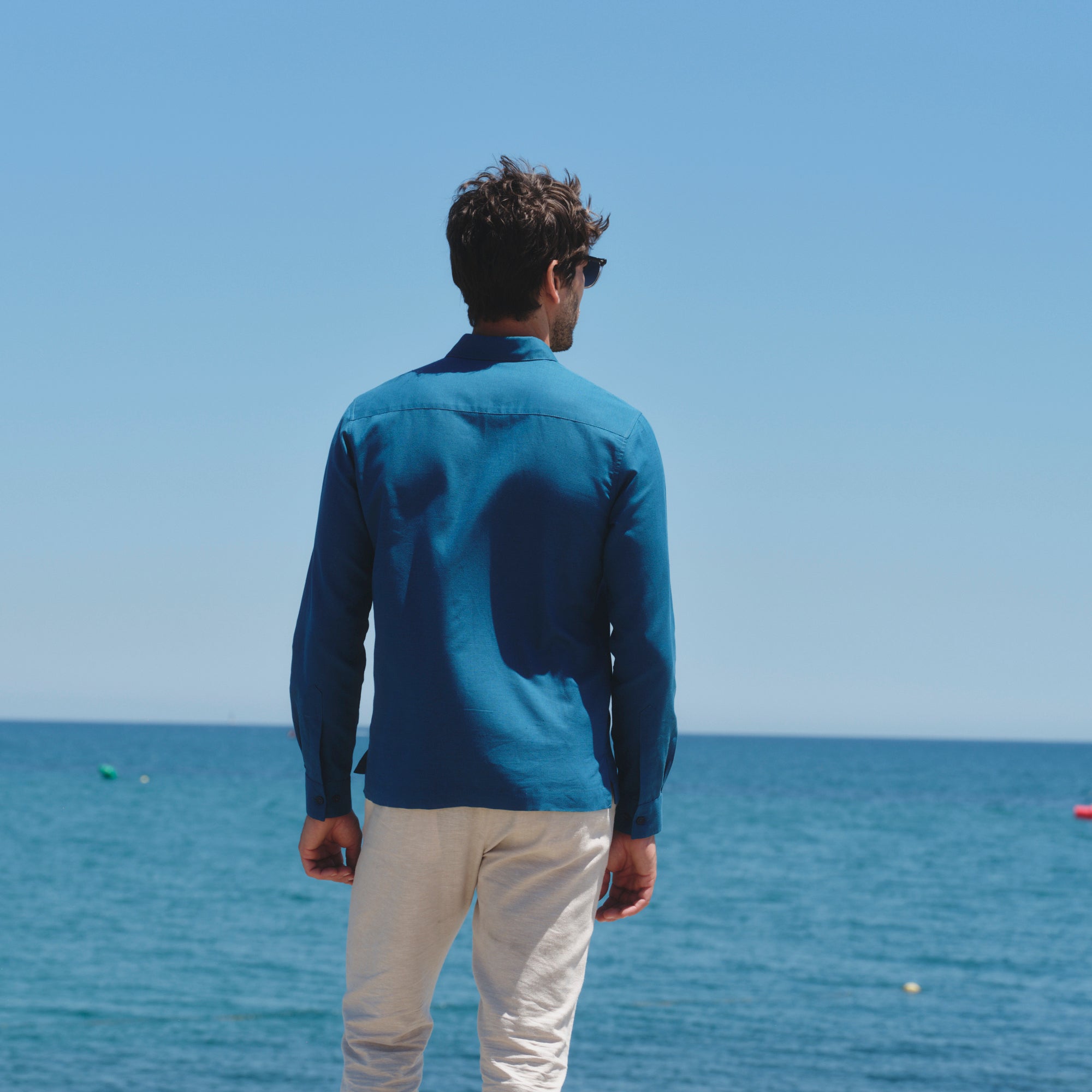 Camisa guayabera manga larga Neff