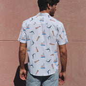 Camisa estampada manga corta Norca