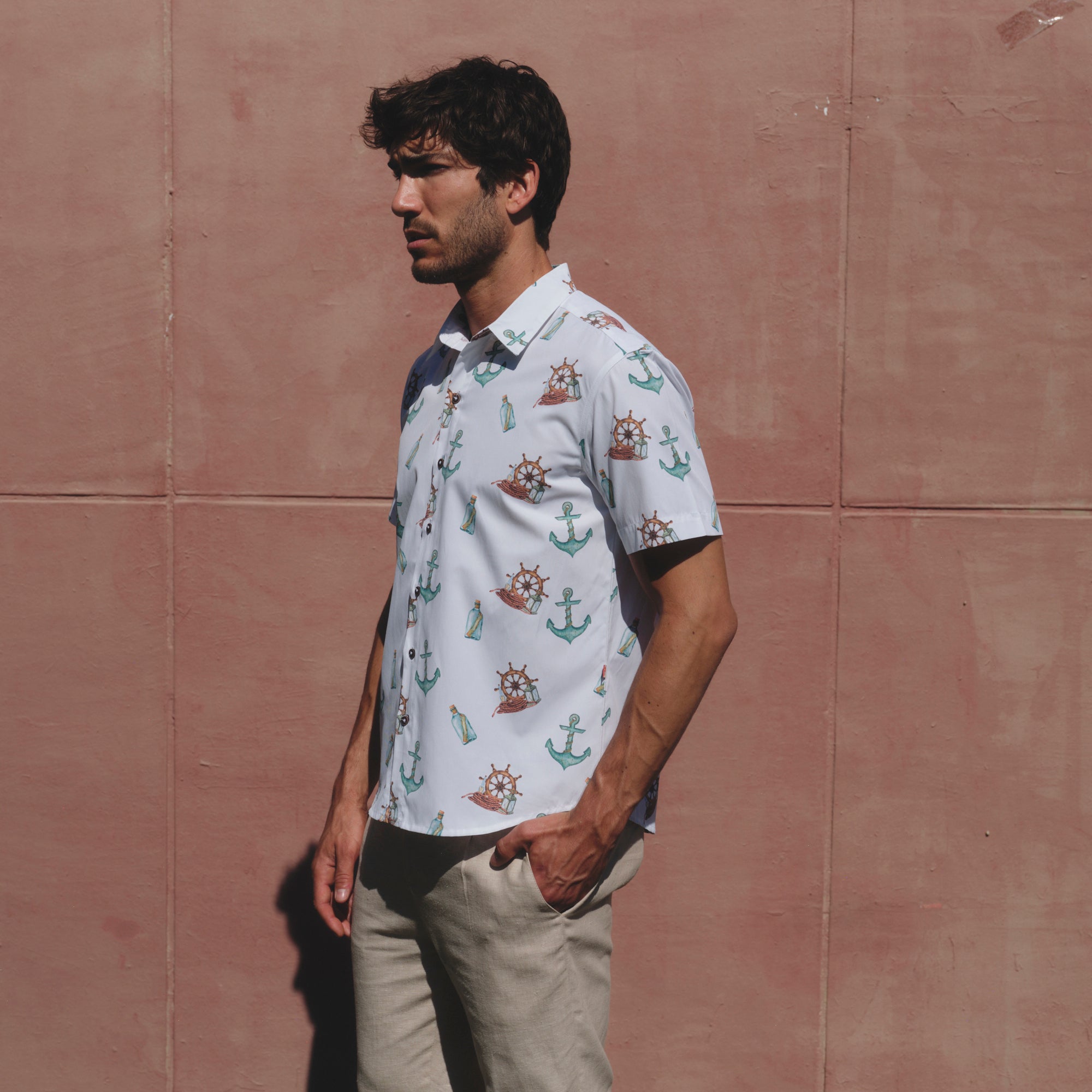 Camisa estampada XXL Rudder