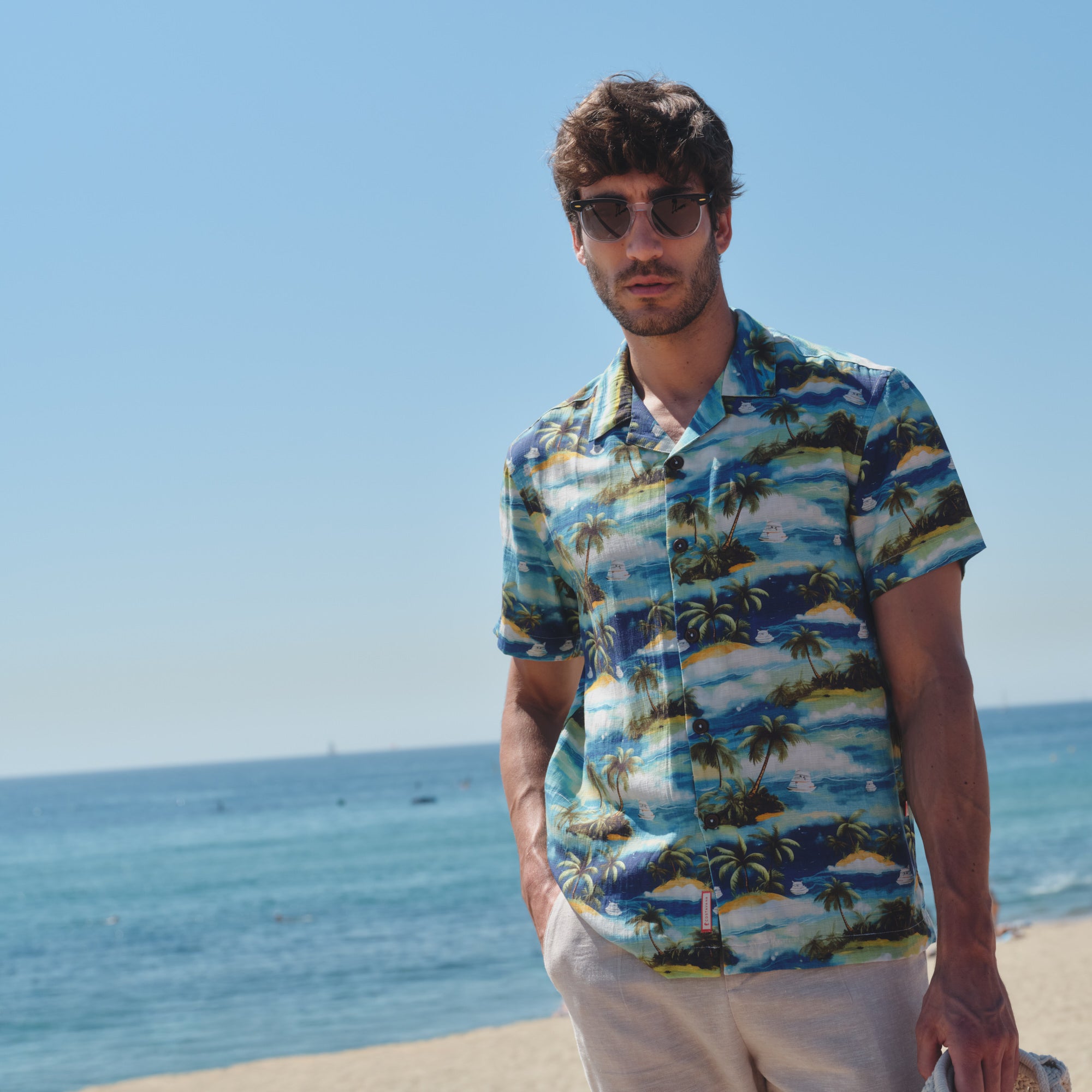 Camisa hawaiana XXL Island