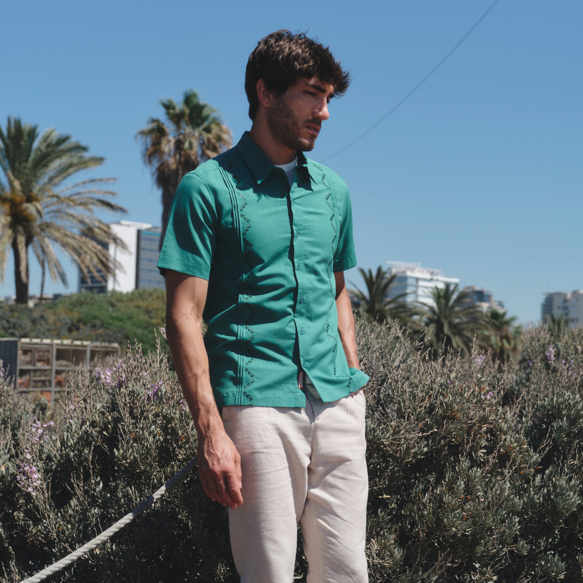 Camisa guayabera Cerro XXL