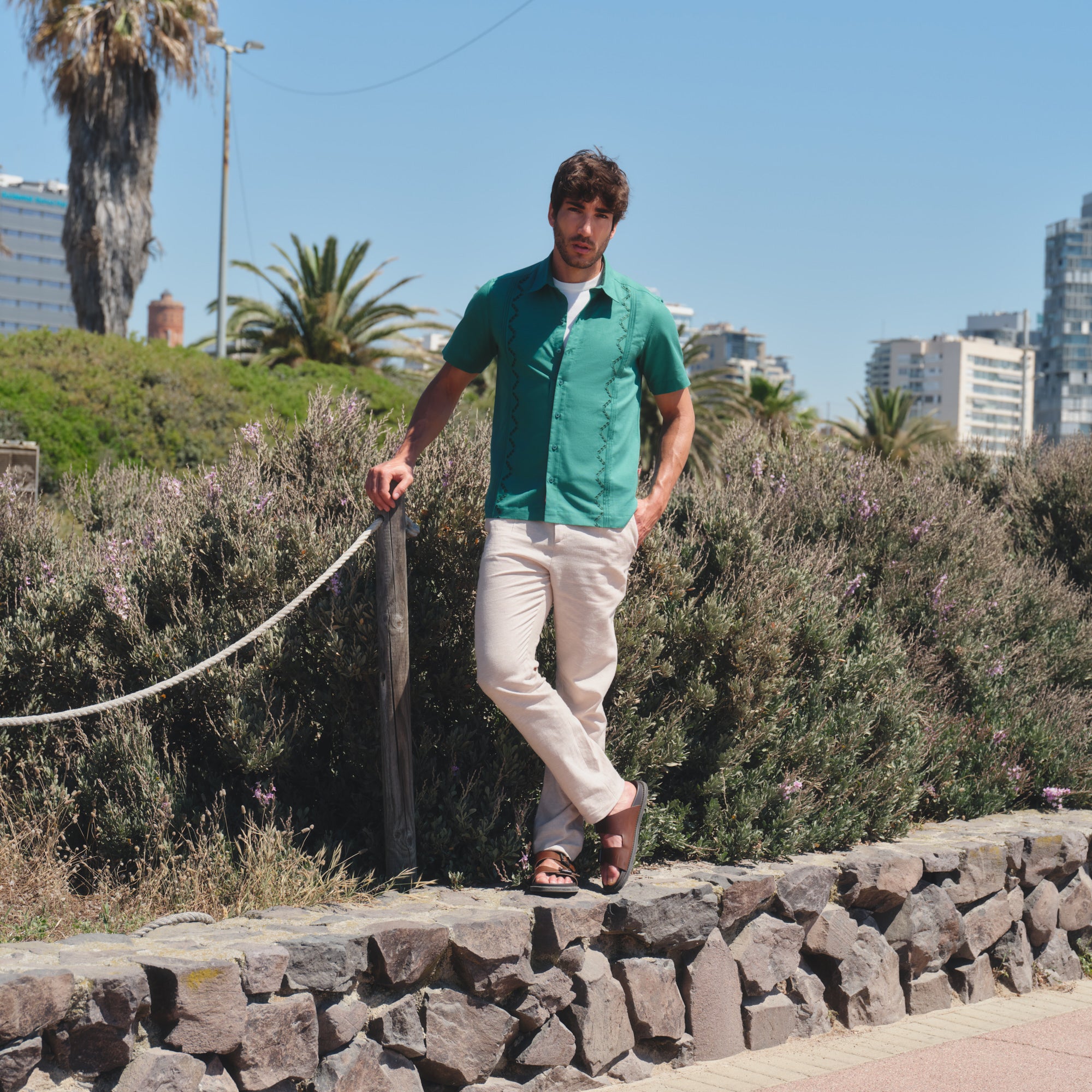 Camisa guayabera manga corta Cerro