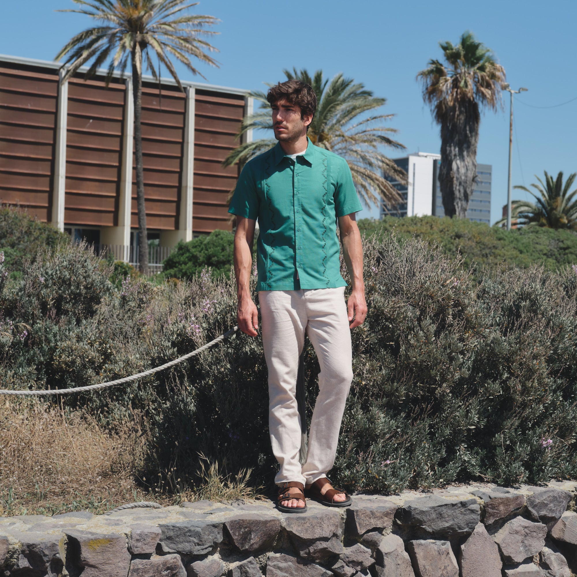 Camisa guayabera manga corta Cerro