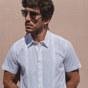 Camisa guayabera manga corta Lara
