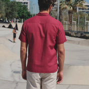 Camisa guayabera manga corta Lewis