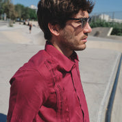 Camisa guayabera manga corta Lewis