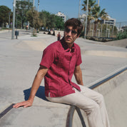 Camisa guayabera manga corta Lewis