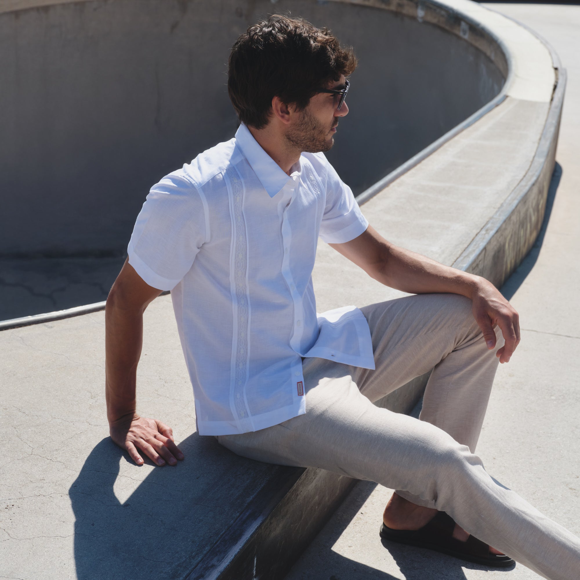 Camisa guayabera manga corta Miller