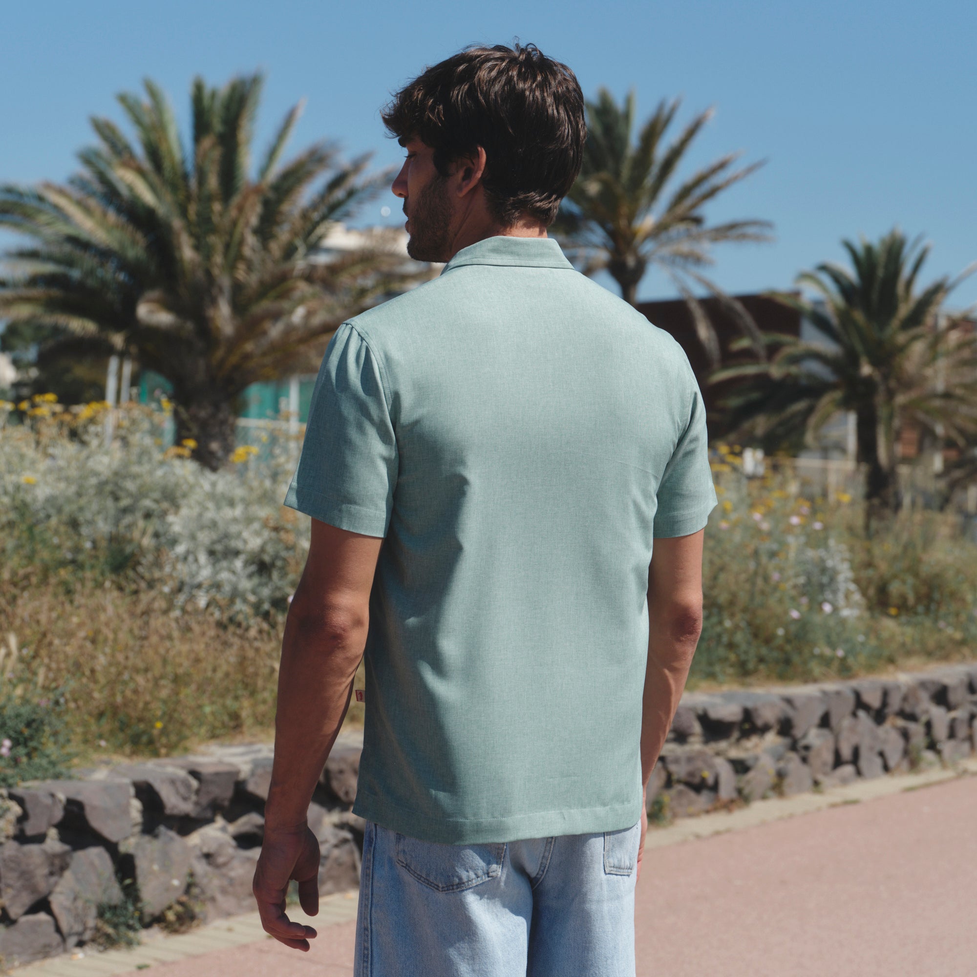 Camisa guayabera manga corta Arido