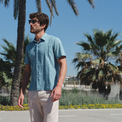 Camisa guayabera manga corta Cucurru