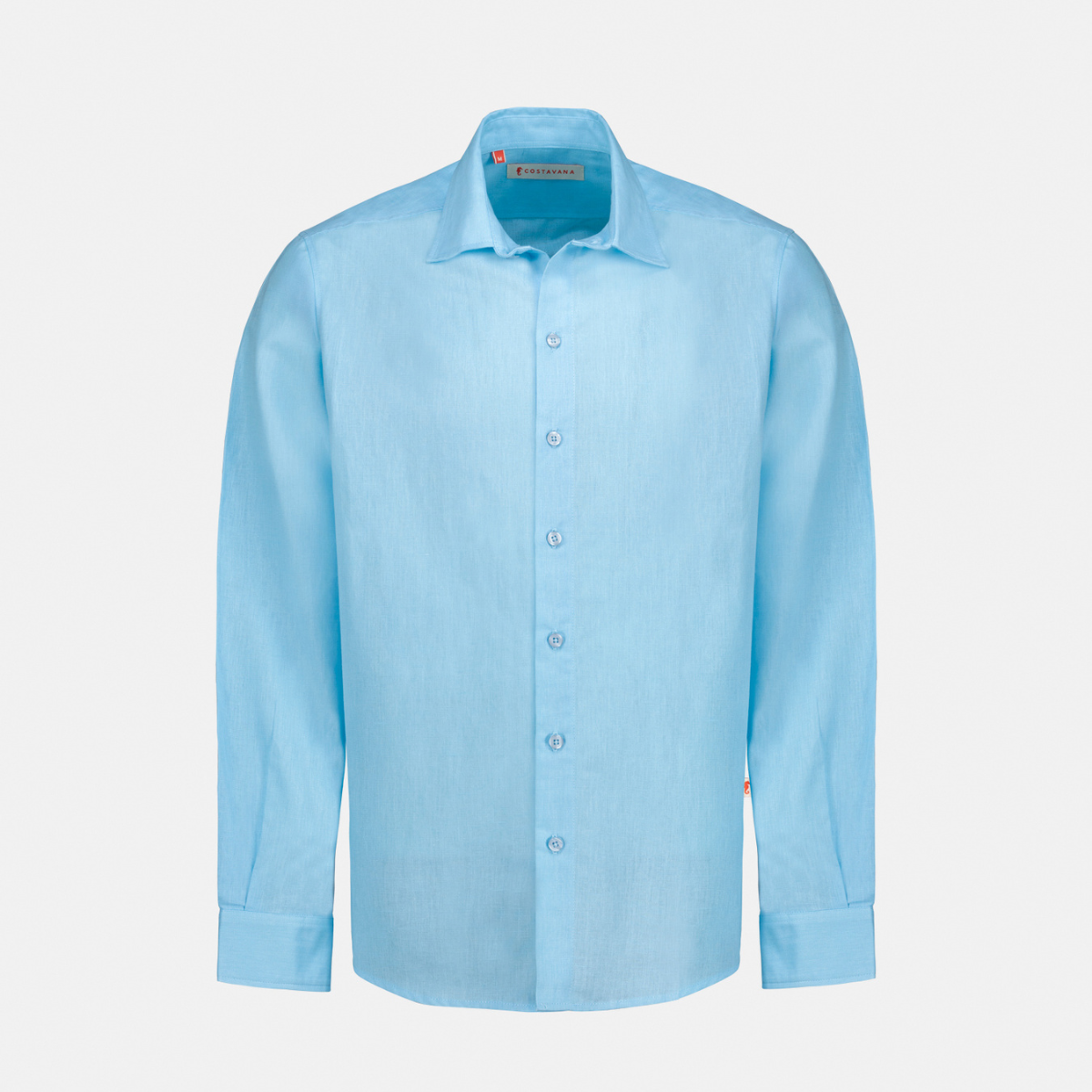 Camisa manga larga con lino Alian