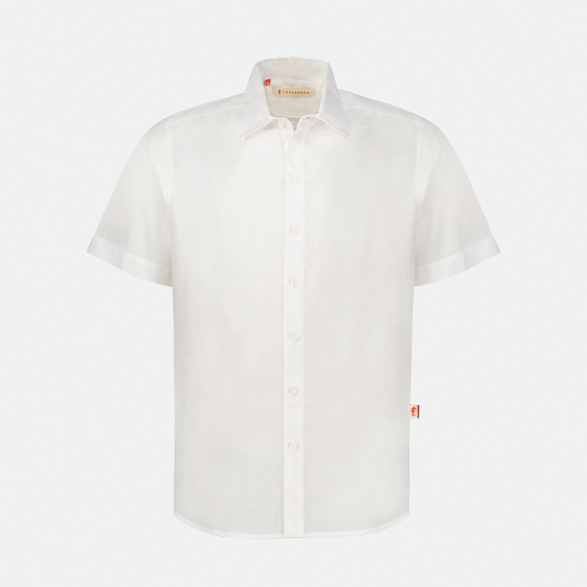 Camisa manga corta con lino Alian