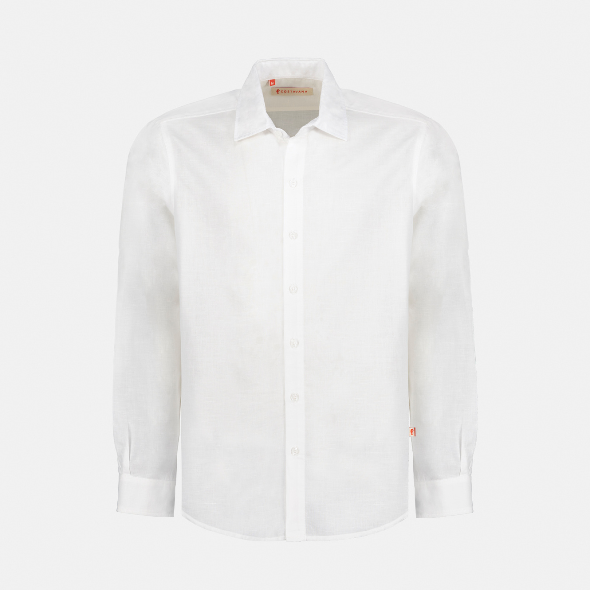 Camisa manga larga con lino Alian