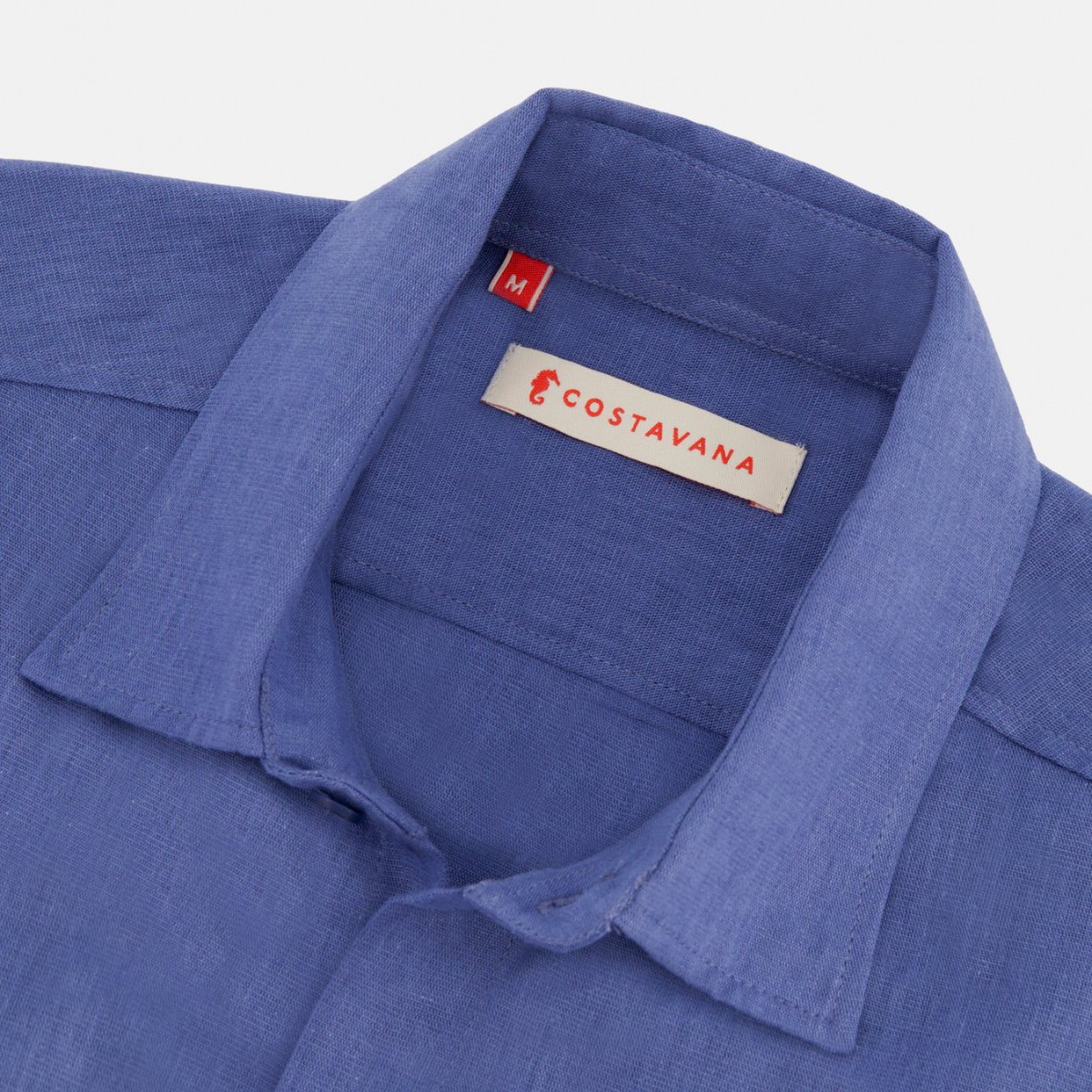 Camisa manga corta con lino Alian