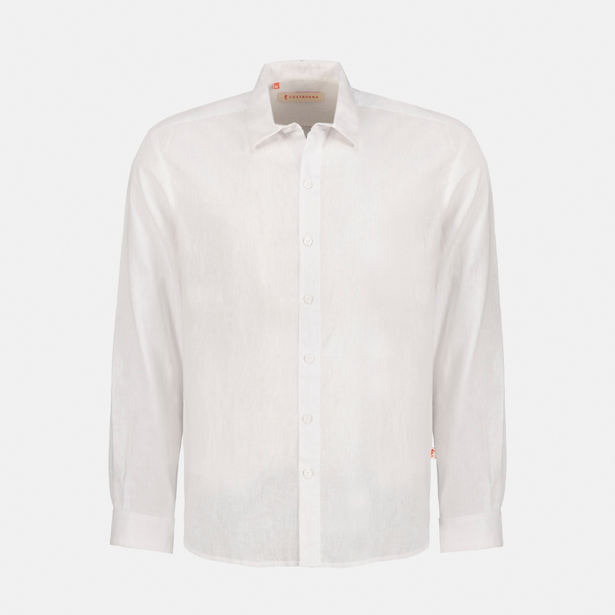 Camisa manga larga con lino Biel