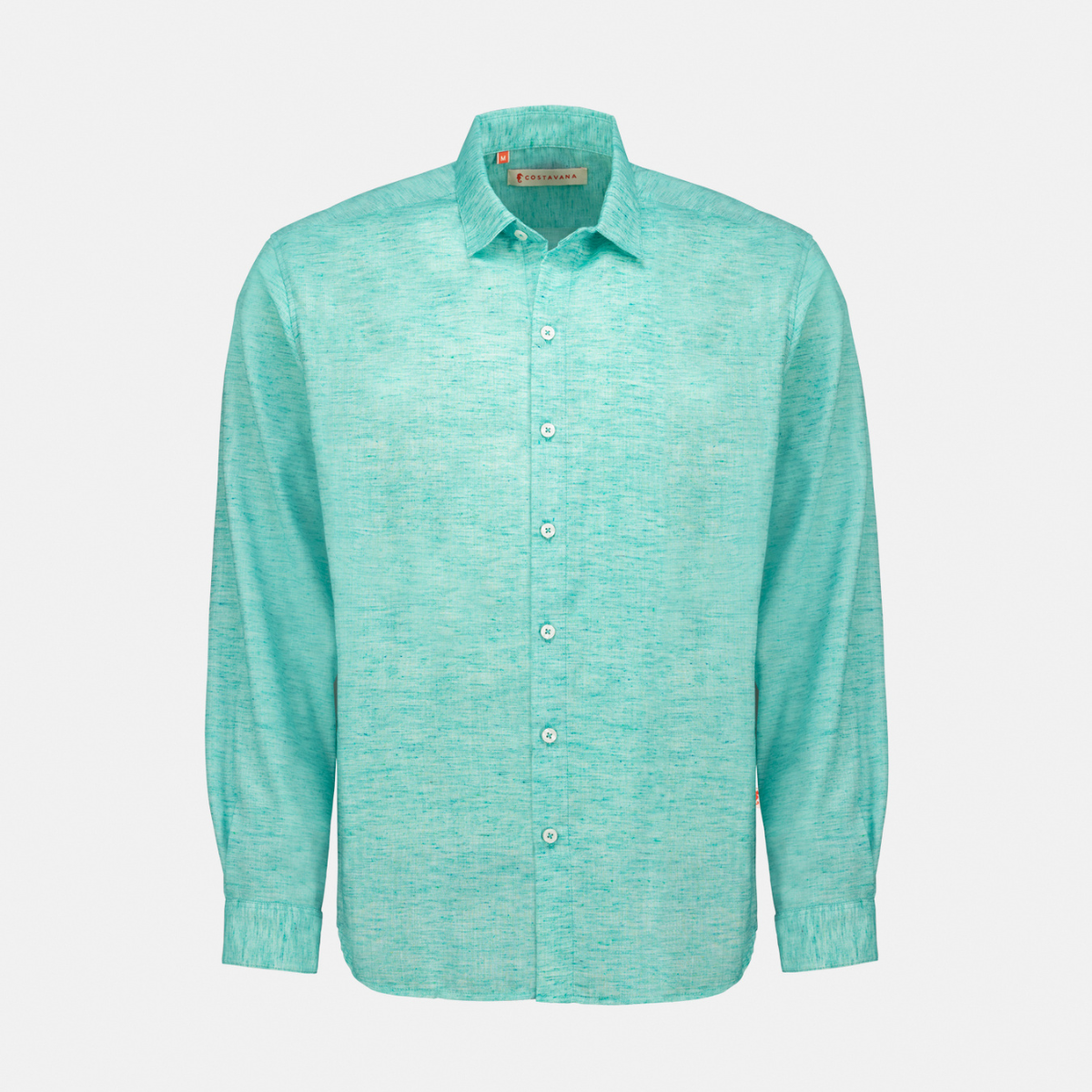 Camisa manga larga con lino Biel