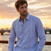 Camisa guayabera manga larga Julius
