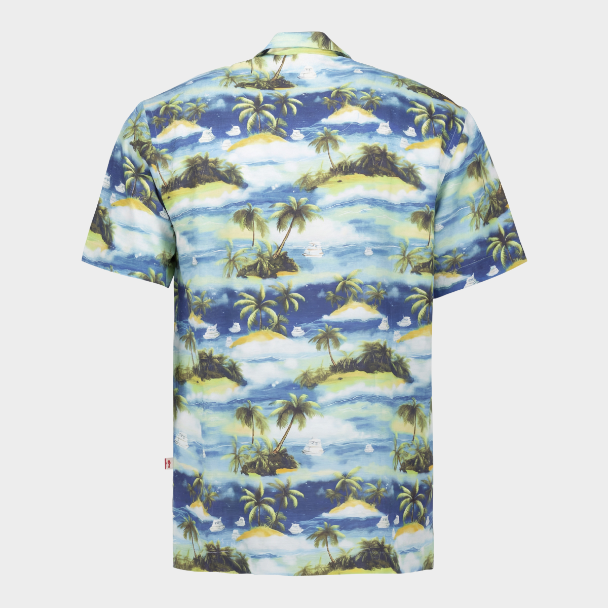 Camisa hawaiana manga corta Green Island