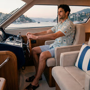 Camisa hawaiana manga corta Mosaic Coast