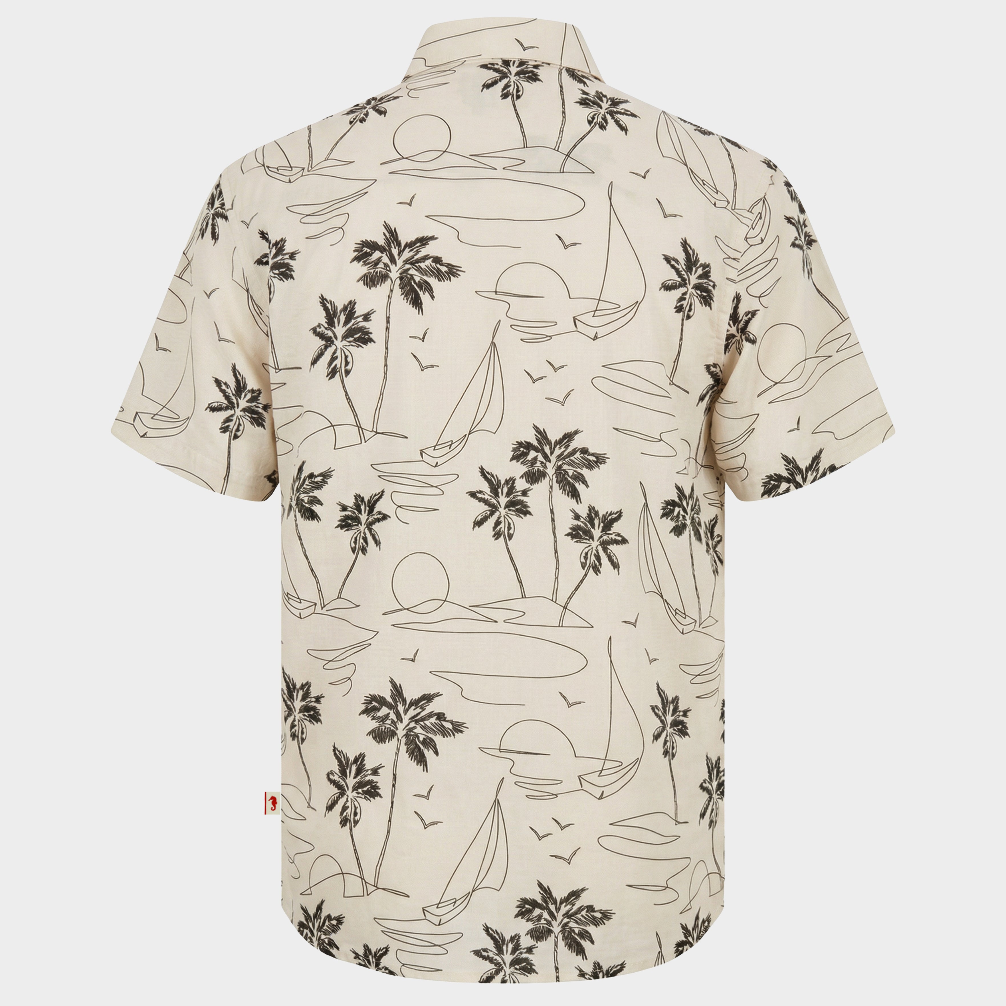 Camisa hawaiana Black Lines XXL
