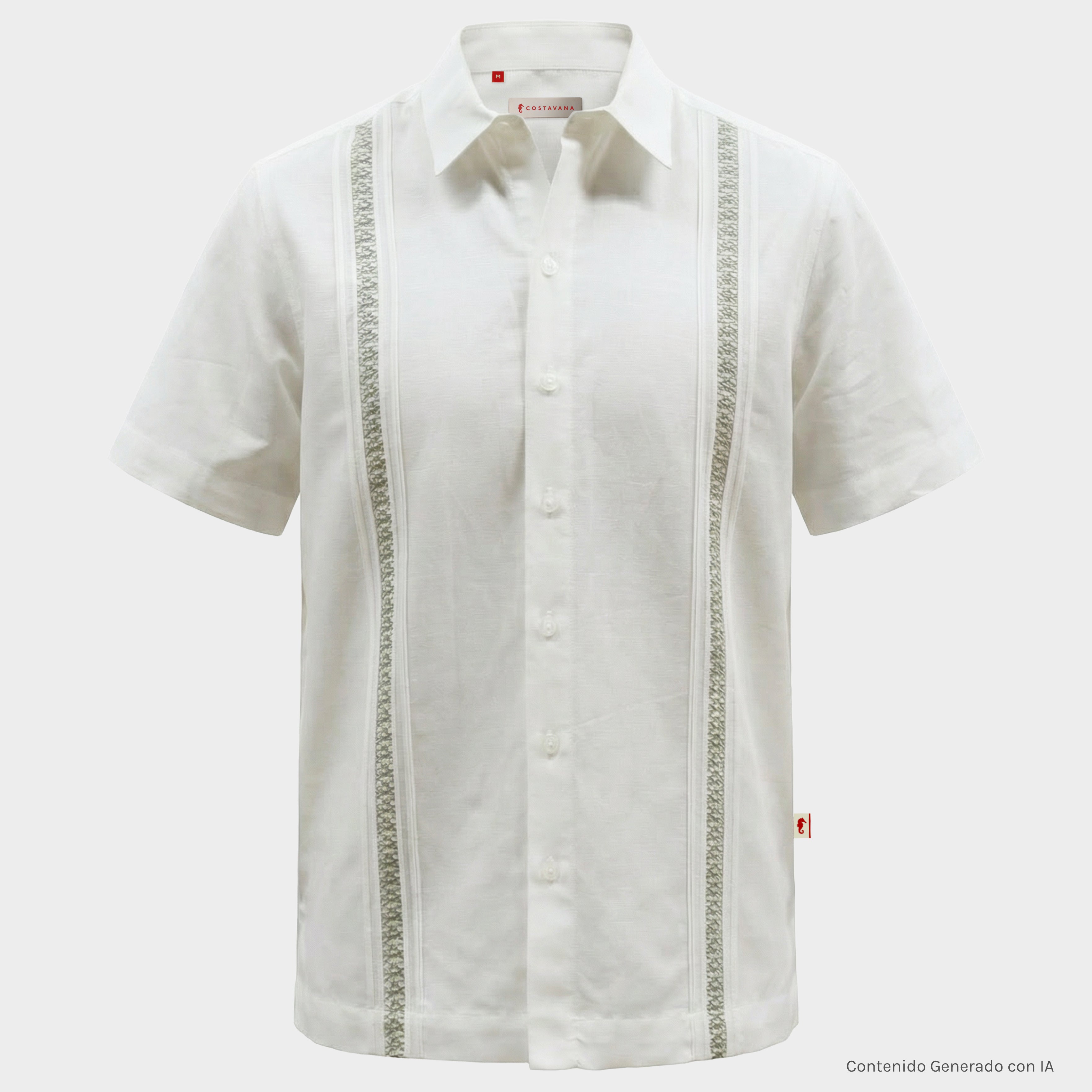 Camisa guayabera manga corta Burmy