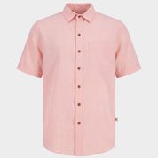 Camisa manga corta con lino Davi