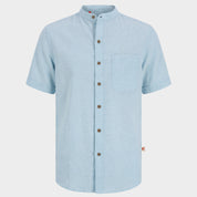 Camisa manga corta con lino Davide