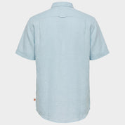 Camisa manga corta con lino Davide