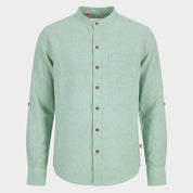 Camisa manga larga con lino Davide