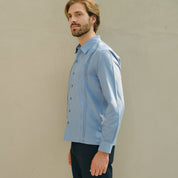 Outfit guayabera hombre color azul
