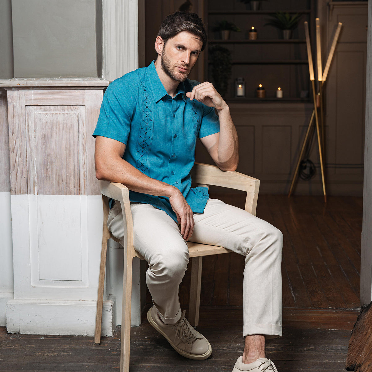 Camisa Guayabera Manga Corta Ofel